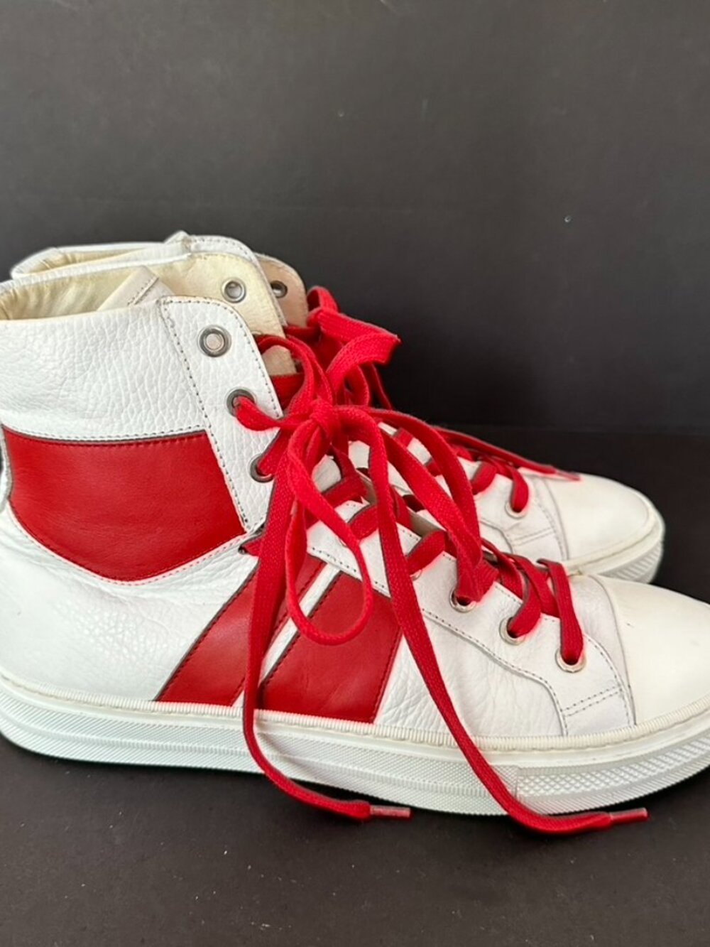 Amiri Sunset Leather Hi Top Sneakers Size 42